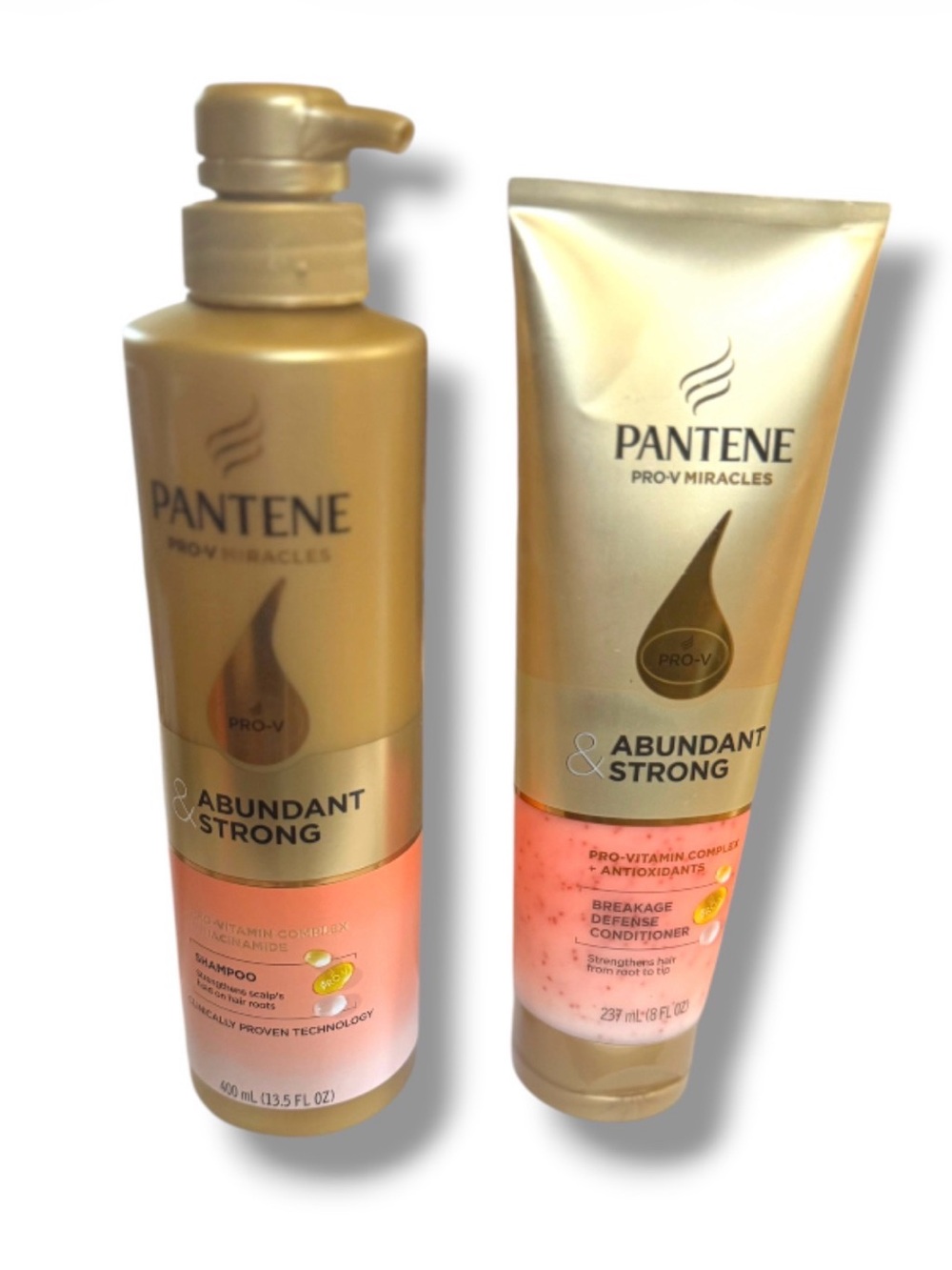 Pantene Abundant & Strong Pro-V Hair Regimen - Shampoo, Conditioner & Serum NEW - Picture 7 of 10